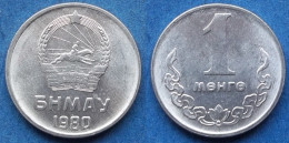 MONGOLIA - 1 Mongo 1981 KM# 27 Peoples Republic (1924-1992) - Edelweiss Coins - Mongolie