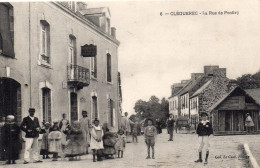 Cléguerec Très Animée Rue De Pontivy - Cleguerec