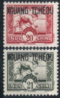 KOUANG TCHEOU Timbres-poste  N°110** & 111** Neufs Sans Charnières TB Cote : 5.00€ - Nuevos