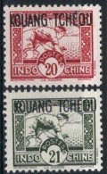 KOUANG TCHEOU Timbres-poste  N°110** & 111** Neufs Sans Charnières TB Cote : 5.00€ - Ongebruikt