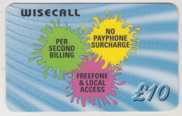 UK - Wisecall , Prepaid Card, 10 £, Used - Altri & Non Classificati