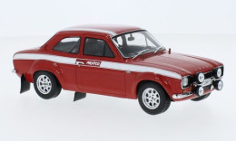 Ford Escort MK I RS Mexico - 1970 - Red + White Stripes - Welly (1:24) - Welly