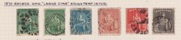 BARBADOS  - 1870 Britannia Watermark Large Star  Rough  Perf 14 To 16 Set Used As Scan - Barbados (...-1966)