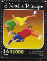 SAINT THOMAS ET PRINCE  N° 5340 * *  Jo 2016  Rugby - Rugby