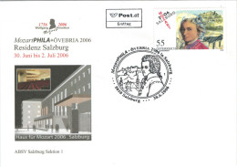 [si] Mozart Salzburg 2006 - Storia Postale