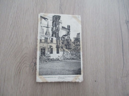 CPA Guerre De 1870 évènements De 1871 Maisons De Saint Cloud Incendiées Par Les Prussiens - Guerres - Autres