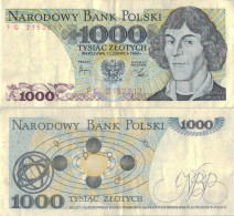 Poland 1000 Zlotych 1975 P-146a Banknote Europe Currency Pologne Polen #5314 - Polonia