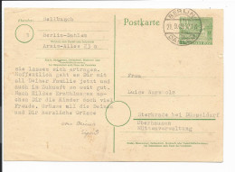 Berlin P 5a - 10 Pf Bauten, Dünner Karton Von Berlin Dahlem N. Sterkrade Bedverwendet - Postcards - Used