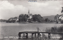 E551) MARIA WÖRTH Am Wörthersee - Kärnten - FOTO AK Steg Im Vordergrund - Blick Auf Häuser Der Halbinsel - Maria Wörth