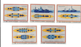 ED36 - CHROMOS CHOCOLAT JACQUES - CUIRASSES - RICHELIEU - NELSON - LITTORIO - BISMARCK - WASHINGTON - JAPAN - Barche