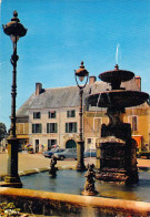 18 - Henrichemont - Place Henri IV, La Fontaine - Henrichemont