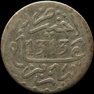 LaZooRo: Morocco 1/2 Dirham 1896 VF / XF - Silver - Maroc