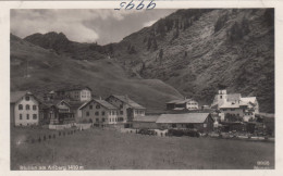 E565) STUBEN Am ARLBERG - 1410m - Tolle HAUS DETAILS Gegen Kirche ALTE FOTO AK - Stuben