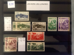 Archipel Des Comores Neufs Et Oblitérés Lot 129 1950/1973 Côte + 260 Euros - Otros & Sin Clasificación