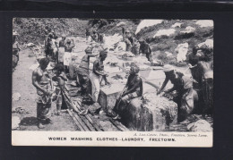 Sierra  Leone AK Women Washing Clothes Freetown 1910 - Sierra Leone