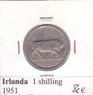 IRLANDA  1 SHILLING   ANNO 1951  COME DA FOTO - Irlanda