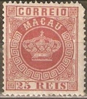 MACAO YVERT NUM. 4 * NUEVO CON FIJASELLOS - Used Stamps