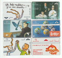 BELGACOM. 6 Differents Phonecards - Sans Puce