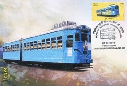 Maxi Card - Tram Tramways Trams Mode Of Transport Through Ages - Tramways