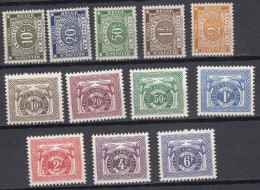 Congo Belge - TX73/77 + TX78/84 - Taxes - 1943/1957 - MH - Unused Stamps