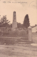 OTTRE Monument Des Combattants Carte Postée Vers Liège Années '30.  VIELSALM - Vielsalm