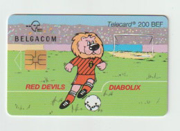 BELGIUM.BELGACOM. Belgium National Football Team RED DEVILS.  Telecard - Phonecard - Sport