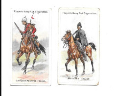 BE28 - CARTES CIGARETTES PLAYERS - CAVALIERS - POLICE MONTEE - Player's