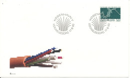 Denmark FDC Co-operation With Russia 17-6-1993 With Cachet - Gezamelijke Uitgaven