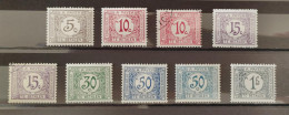 Congo Belge - TX66/72 - Taxes - 1923 - MH & Oblitéré - Nuevos