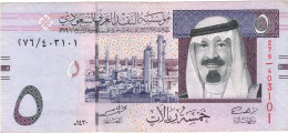 ARABIE SAOUDITE 5 RYIALS VF 2009  276/403101 - Saudi-Arabien