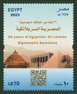 Egypt - 2023 - 66 Years Of Egyptian - Sri Lankan Diplomatic Relations - MNH (**) - Joint Issues