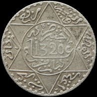 LaZooRo: Morocco 1/4 Rial 1903 XF / UNC Scarce - Silver - Maroc