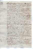 VP22.791 - AULNAY - Acte De 1812 - Quittance Par Mme Magdelaine GEOFFROY à M. François GEOFFROY à NERE - Manuscrits
