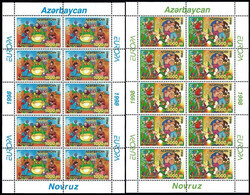 Europa Cept - 1998 - Azerbaycan, Aserbaidschan - 2.Complete Sheetlet Of 10 Set ** MNH - 1998