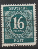 MiNr. 923 Deutschland Alliierte Besetzung Gemeinschaftsausgaben; 1946, Febr./Mai. Freimarken: I. Kontrollratsausgabe - Oblitérés