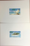 Wallis Et Futuna 1990 Birds & Beaches Deluxe Proofs MNH - Imperforates, Proofs & Errors