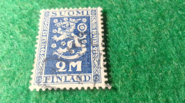 FİNLANDİYA--1927     2M  DAMGALI - Used Stamps