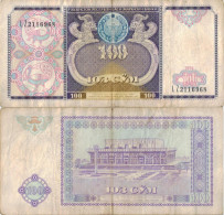 Uzbekistan 100 Sum 1994 P-79a Banknote Asia Currency Ouzbékistan Usbekistan #5337 - Usbekistan