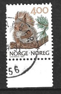 NORVEGE. N°970 Oblitéré De 1989. Ecureuil. - Rodents
