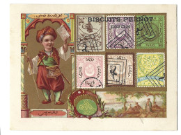 Chromo    Image  - Biscuits Pernot  Dijon  Et Geneve -  Timbres Et Costumes   -  Poste -  Turquie - Pernot