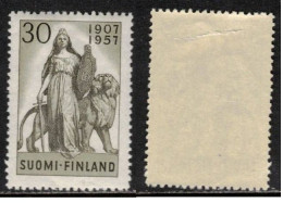 50TH ANNIV PARLIAMENT PARLEMENT FINLAND FINNLAND FINLANDE 1957 MH(*)  MI 477 SC 349 YT YV 447 - Neufs