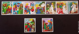 PARAGUAY - N°3185/93  (1979) Année Internationale De L'enfant - Contes - Verzamelingen (zonder Album)