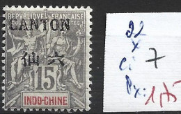 CANTON 22 * Côte 7 € - Unused Stamps