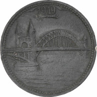 Allemagne, Bonn-Siegkreis, 10 Pfennig, 1919, TTB+, Zinc - Monedas/ De Necesidad