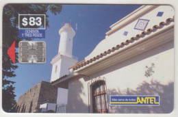 URUGUAY - Colonia Del Sacramento Lighthouse, TC 043a, 83 $ , Tirage 150.000, Used - Uruguay