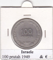ISRAELE   100 PRUTAH ANNO 1949 COME DA FOTO - Israele