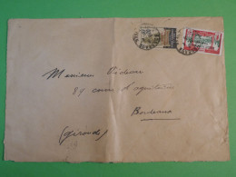 AW0 OUBANGUI CHARI   BELLE  LETTRE   1931 LIBREVILLE A BORDEAUX FRANCE   +AFF.  INTERESSANT+++ - Lettres & Documents