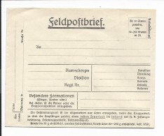 DR - Feldpostbrief - Umschlag - Feldpost (Portofreiheit)