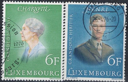 Luxemburg - Jubiläen (MiNr: 922/3) - 1976 Gest Used Obl - Used Stamps