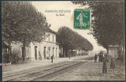 Fontenay-Trésigny - La Gare - Edit Frémont - Voir 2 Scans Larges Et Descriptif - Fontenay Tresigny